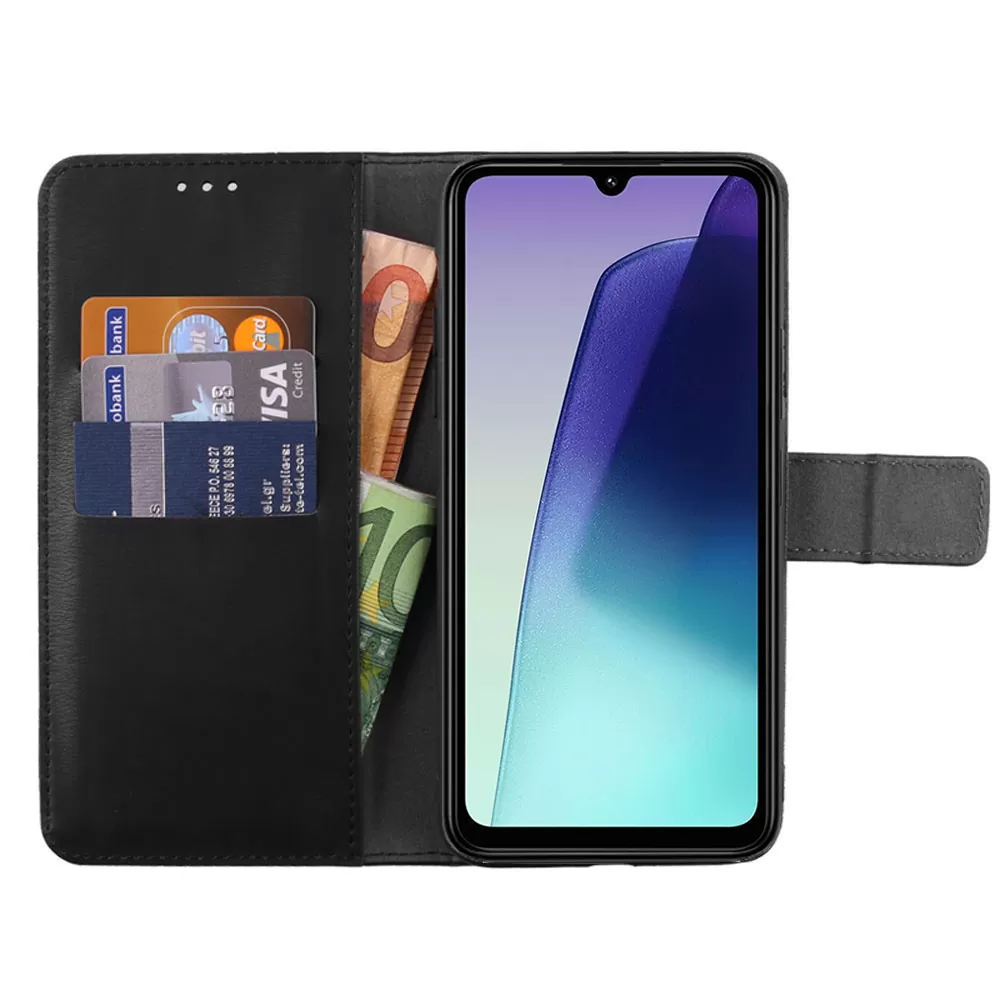 VOLTE-TEL ΘΗΚΗ XIAOMI REDMI 14C 4G/POCO C75 4G 6.88" ALLURE MAGNET BOOK STAND CLIP BLACK