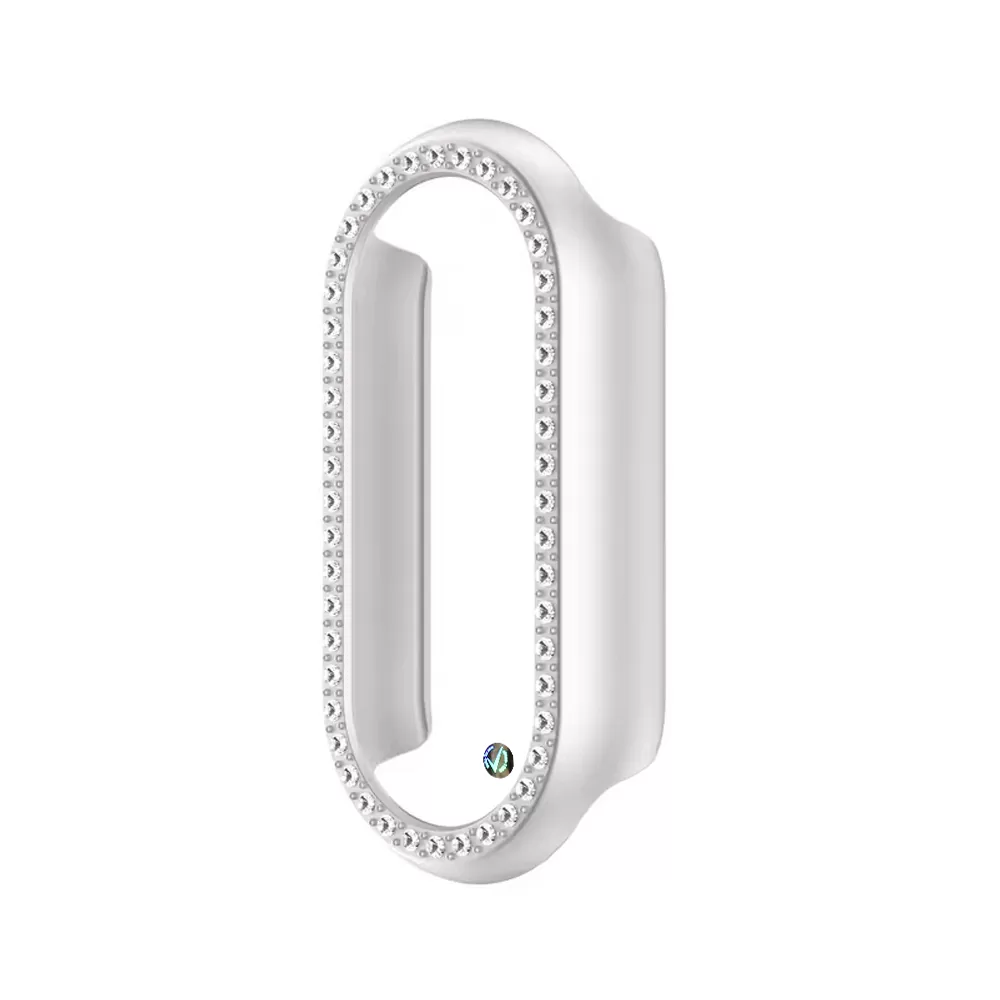VOLTE-TEL ΘΗΚΗ XIAOMI SMART BAND 9/9NF 1.62" 9H 0.30mm PC EDGE COVER STARLIGHT WITH STRASS