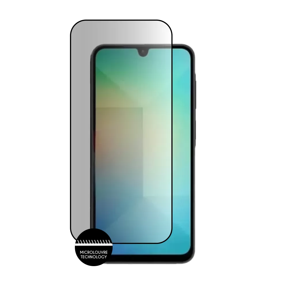 IDOL 1991 TEMPERED GLASS SAMSUNG A26 5G A266 6.64" 9H 0.25mm PREMIUM PRIVACY ANTISPY SEMI CURVED FULL GLUE BLACK - Image 6