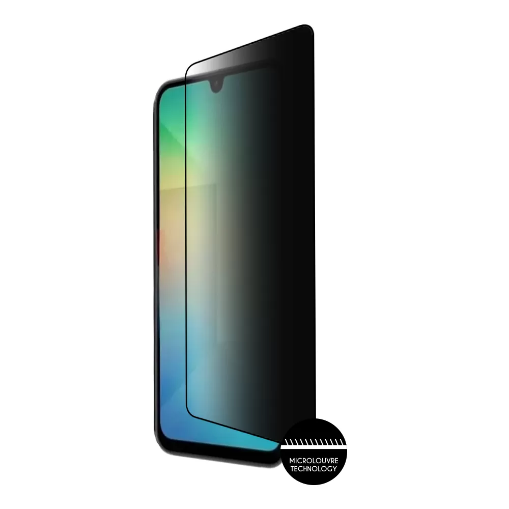 IDOL 1991 TEMPERED GLASS SAMSUNG A26 5G A266 6.64" 9H 0.25mm PRIVACY ANTISPY SEMI CURVED FULL GLUE BLACK - Image 7