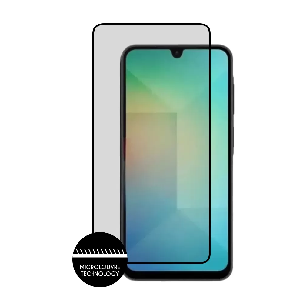 IDOL 1991 TEMPERED GLASS SAMSUNG A26 5G A266 6.64" 9H 0.25mm PRIVACY ANTISPY SEMI CURVED FULL GLUE BLACK - Image 6
