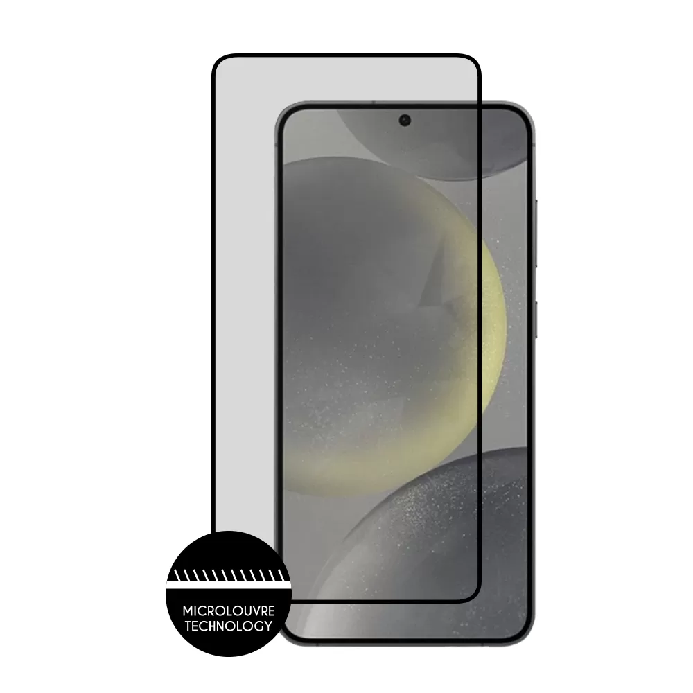 IDOL 1991 TEMPERED GLASS SAMSUNG S25 5G 6.2" 9H 0.2mm PRIVACY ANTISPY 3D SEMI CURVED EDGE GLUE FINGER UNLOCK BLACK - Image 6