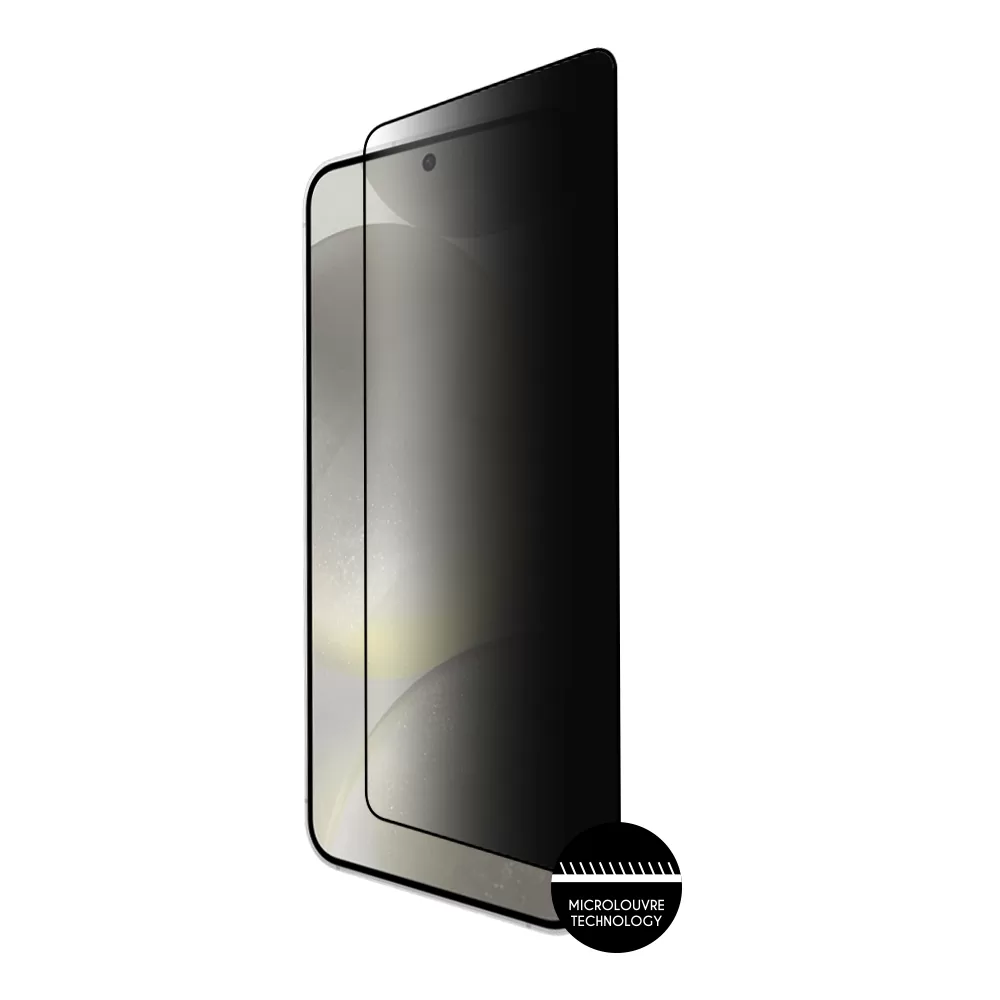 IDOL 1991 TEMPERED GLASS SAMSUNG S25 PLUS 5G 6.7" 9H 0.2mm PRIVACY ANTISPY 3D SEMI CURVED EDGE GLUE FINGER UNLOCK BLACK - Image 7