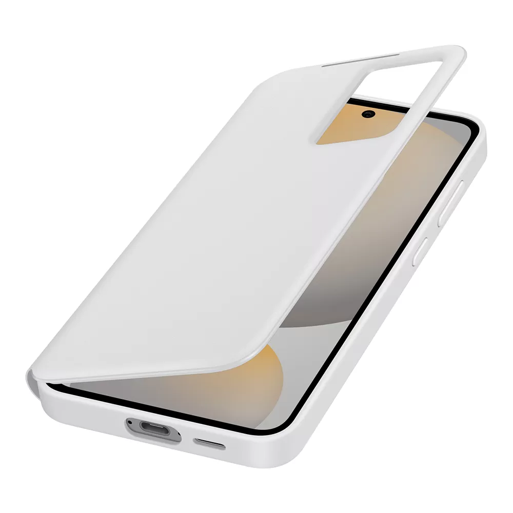 ΘΗΚΗ SAMSUNG S24 FE 5G S721 S-VIEW WALLET COVER EF-ZS721CWEGWW WHITE PACKING OR