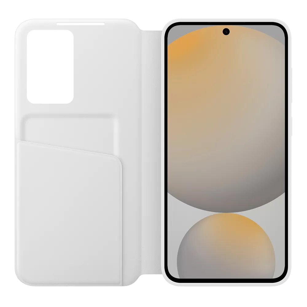 ΘΗΚΗ SAMSUNG S24 FE 5G S721 S-VIEW WALLET COVER EF-ZS721CWEGWW WHITE PACKING OR