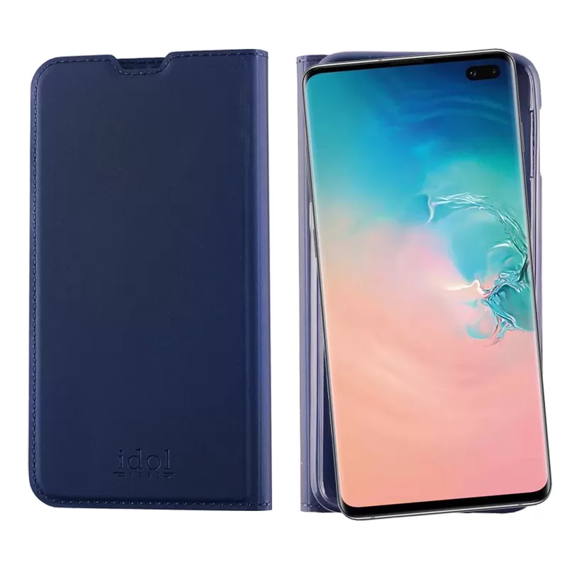 IDOL 1991 ΘΗΚΗ SAMSUNG S10 PLUS G975 6.4" PRIME MAGNET BOOK STAND DARK BLUE