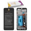 SAMSUNG A23 4G A235 ΟΘΟΝΗ+TOUCH SCREEN + LENS + FRAME HF-GH82-28563A BLACK HYPER-FIX SERVICE PACK