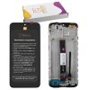 XIAOMI REDMI 9AT/9A/9C ΟΘΟΝΗ + TOUCH SCREEN + LENS + FRAME HF-560001C3LV00 BLACK HYPER-FIX SERVICE PACK