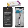 XIAOMI REDMI NOTE 9 PRO/NOTE 9 PRO MAX/NOTE 9S ΟΘΟΝΗ + TOUCH SCREEN + LENS + FRAME HF-560004J6A100 GREY HYPER-FIX SERVICE PACK