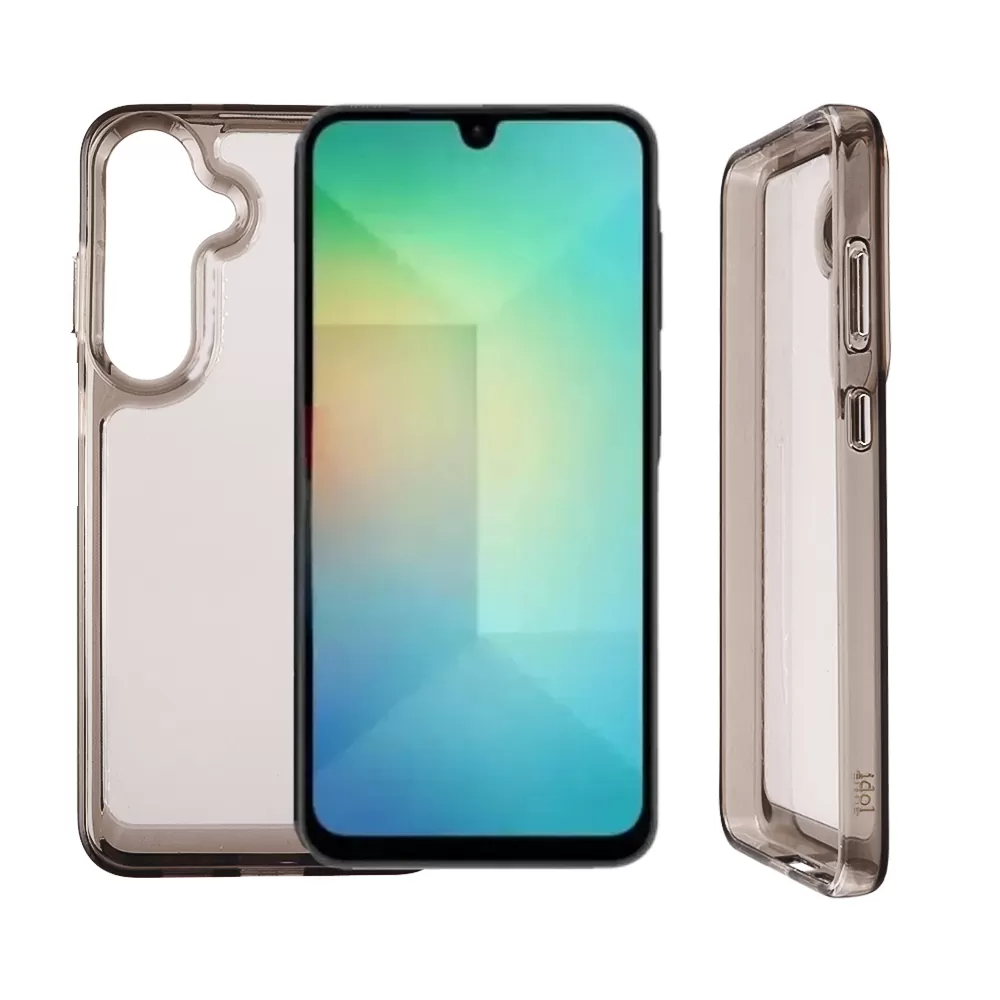 IDOL 1991 ΘΗΚΗ SAMSUNG A26 5G A266 6.64" CRISTALYTE TPU CAMERA GUARD ΔΙΑΦΑΝΗ ΓΚΡΙ