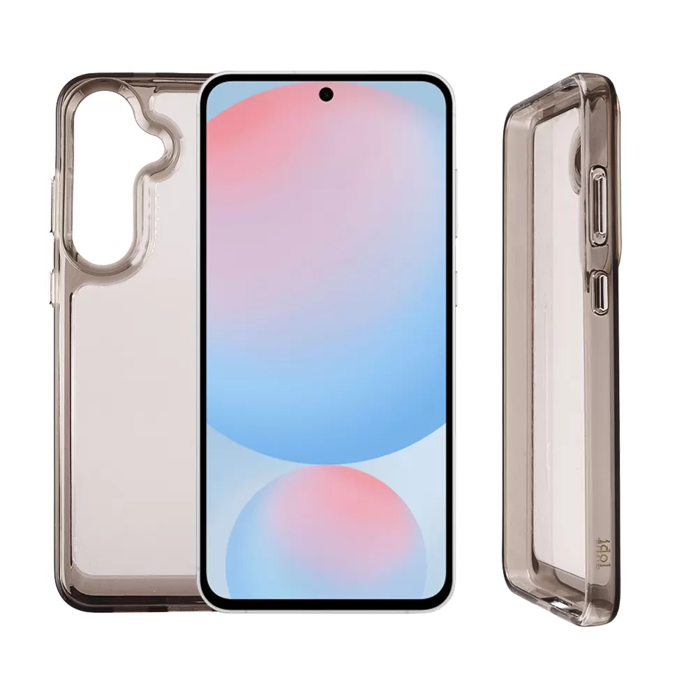 IDOL 1991 ΘΗΚΗ SAMSUNG A56 5G A566 6.7" CRISTALYTE TPU CAMERA GUARD ΔΙΑΦΑΝΗ ΓΚΡΙ
