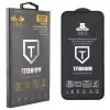 IDOL 1991 TEMPERED GLASS SAMSUNG S25 ULTRA 5G 6.9" 9H 0.2mm TITANIUM SEMI CURVED FINGER UNLOCK FULL GLUE ULTRA THIN BLACK