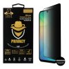 IDOL 1991 TEMPERED GLASS SAMSUNG A26 5G A266 6.64" 9H 0.25mm PRIVACY ANTISPY SEMI CURVED FULL GLUE BLACK
