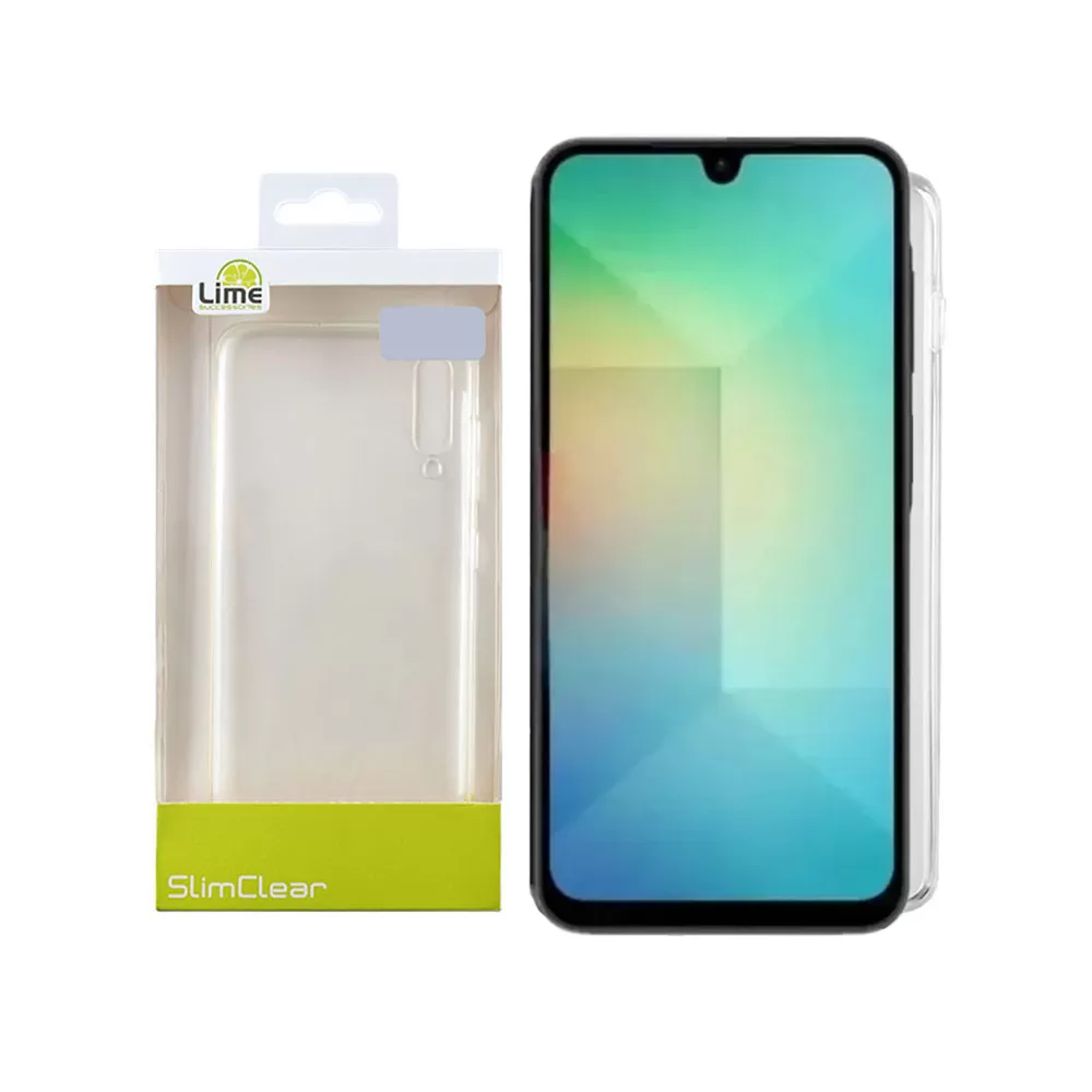 LIME ΘΗΚΗ SAMSUNG A26 5G A266 6.64" SLIMCLEAR TPU CAMERA GUARD ΔΙΑΦΑΝΗ