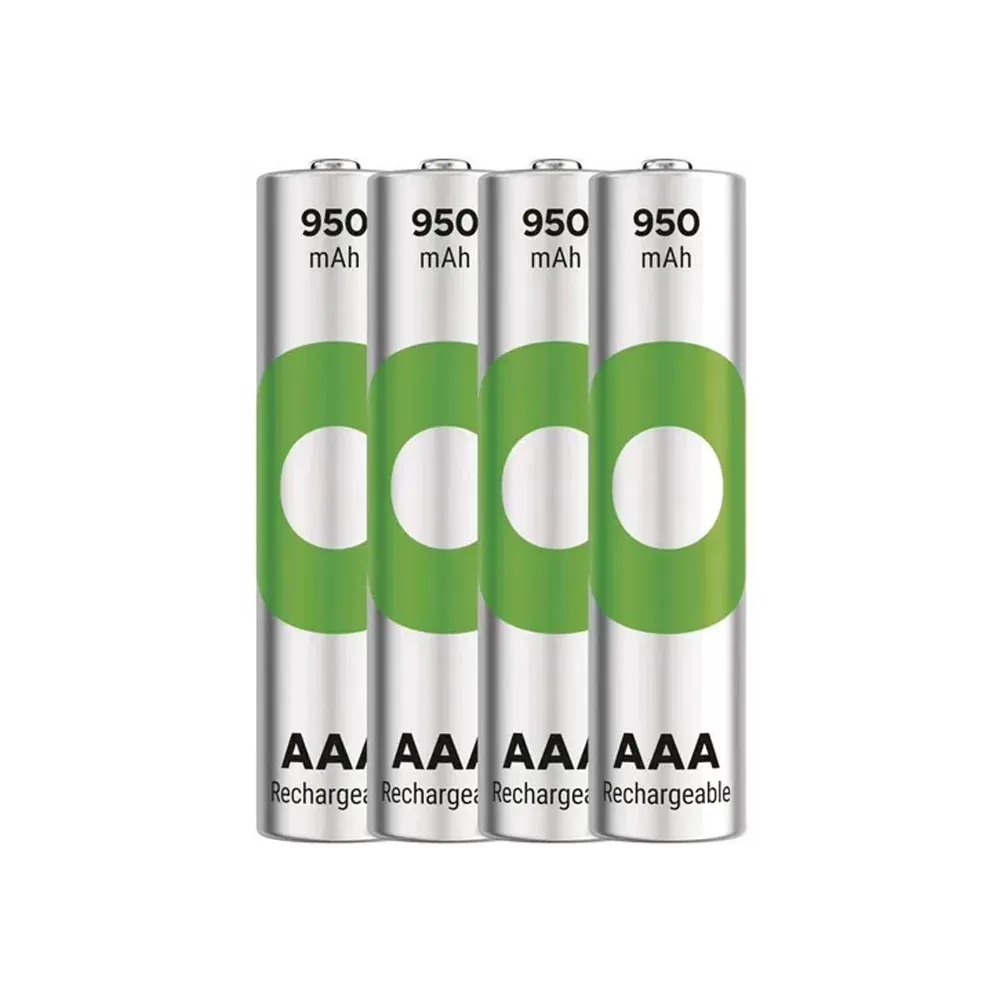 GP ΜΠΑΤΑΡΙΕΣ ΕΠΑΝΑΦΟΡΤΙΖΟΜΕΝΕΣ AAA/R03 1.2V 950mAh NIMH RECYKO READY TO USE 4/BLISTER - Image 2