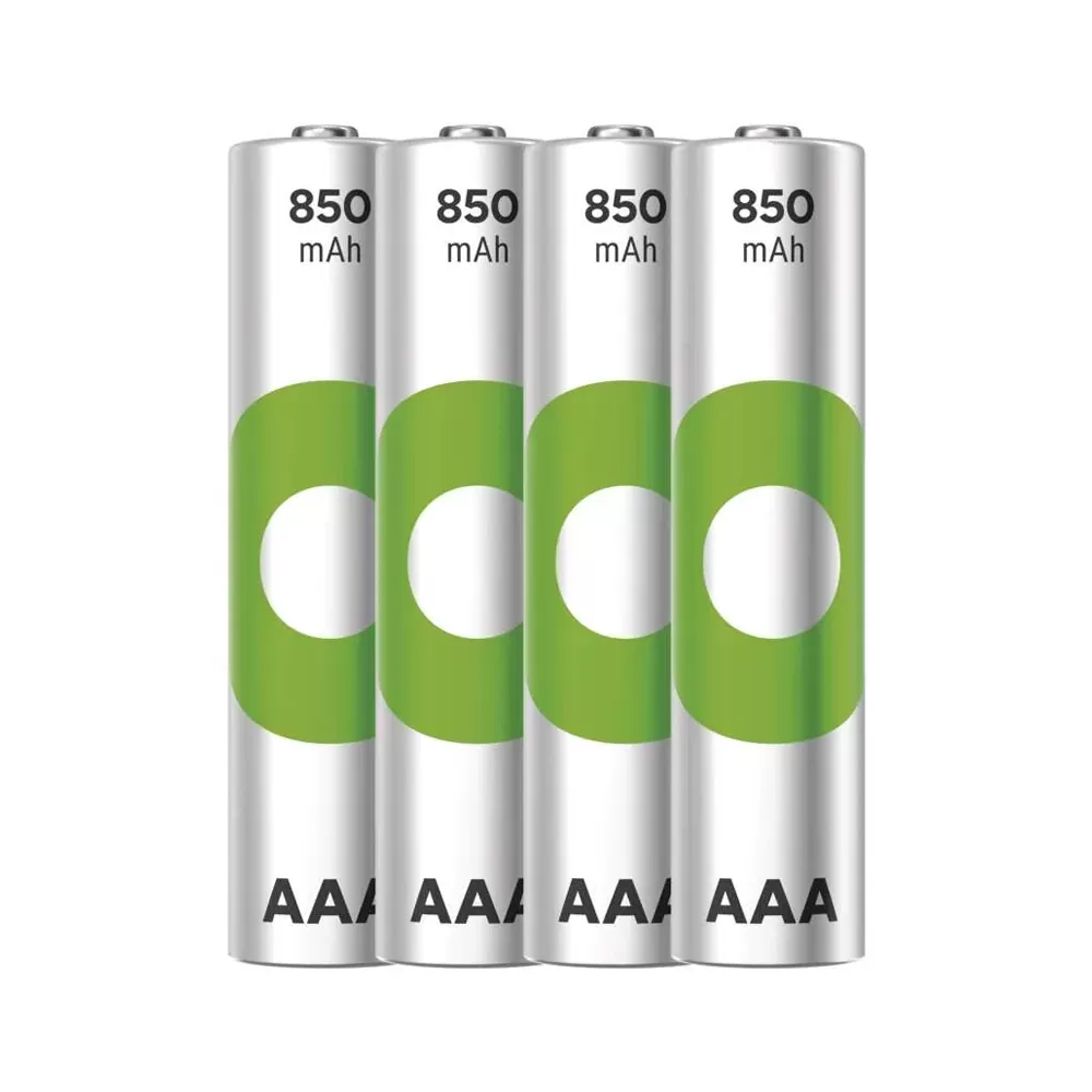 GP ΜΠΑΤΑΡΙΕΣ ΕΠΑΝΑΦΟΡΤΙΖΟΜΕΝΕΣ AAA/R03 1.2V 850mAh NIMH RECYKO READY TO USE 4/BLISTER - Image 2