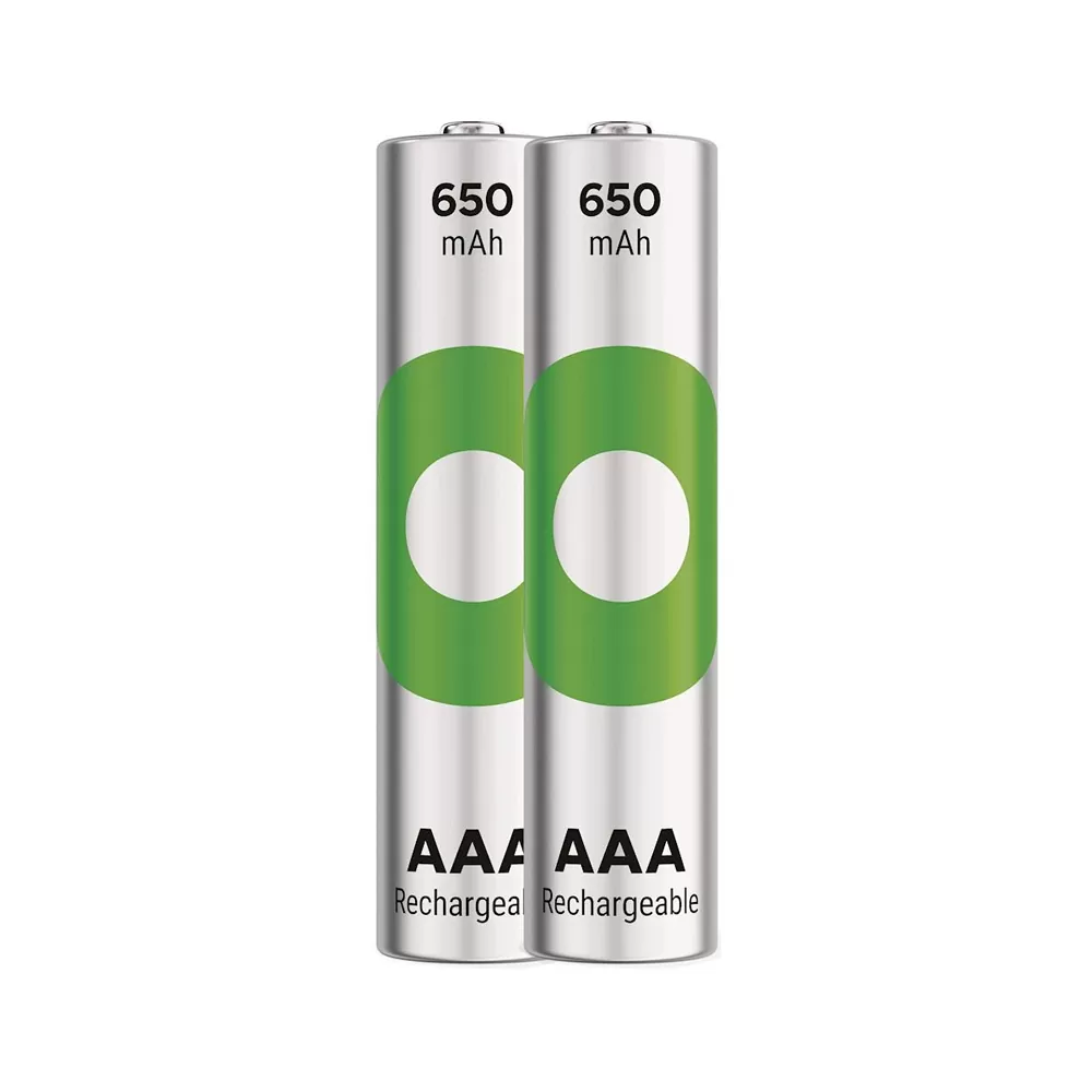 GP ΜΠΑΤΑΡΙΕΣ ΕΠΑΝΑΦΟΡΤΙΖΟΜΕΝΕΣ AAA/R03 1.2V 650mAh NIMH RECYKO READY TO USE 2/BLISTER - Image 2