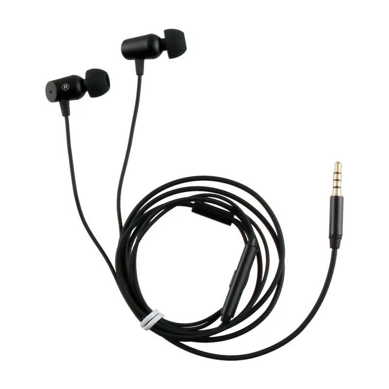 HANDS FREE STEREO ZOPO ER17B UNIVERSAL 3.5mm ALUMINIUM BLACK 1.2M PACKING OR - Image 3
