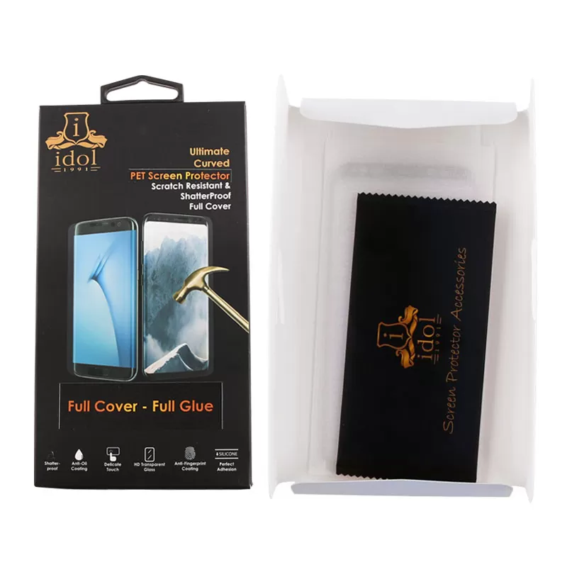IDOL 1991 SCREEN PROTECTOR PET SAMSUNG S9 G960 5.8"  FULL FACE - Image 2