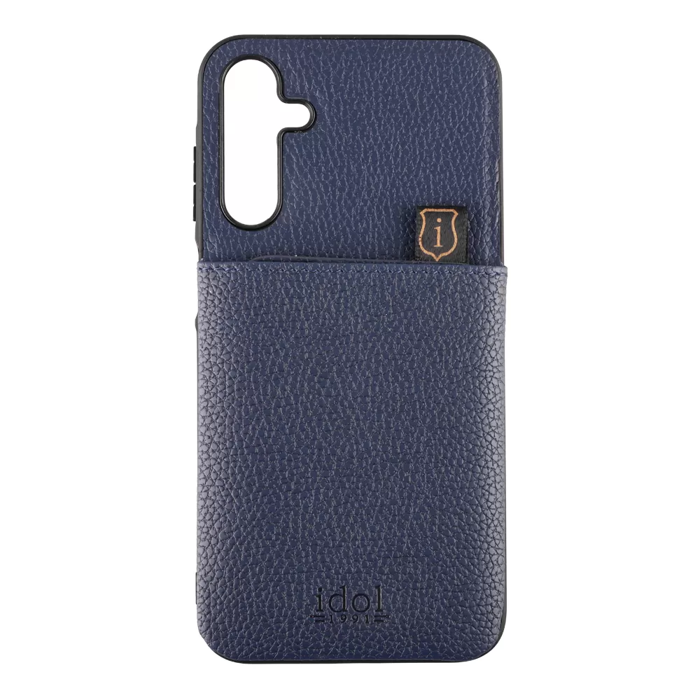 IDOL 1991 ΘΗΚΗ SAMSUNG S23 5G S911 6.1" ANTI-RFID LEATHER SMART WALLET CAMERA GUARD BLUE - Image 7