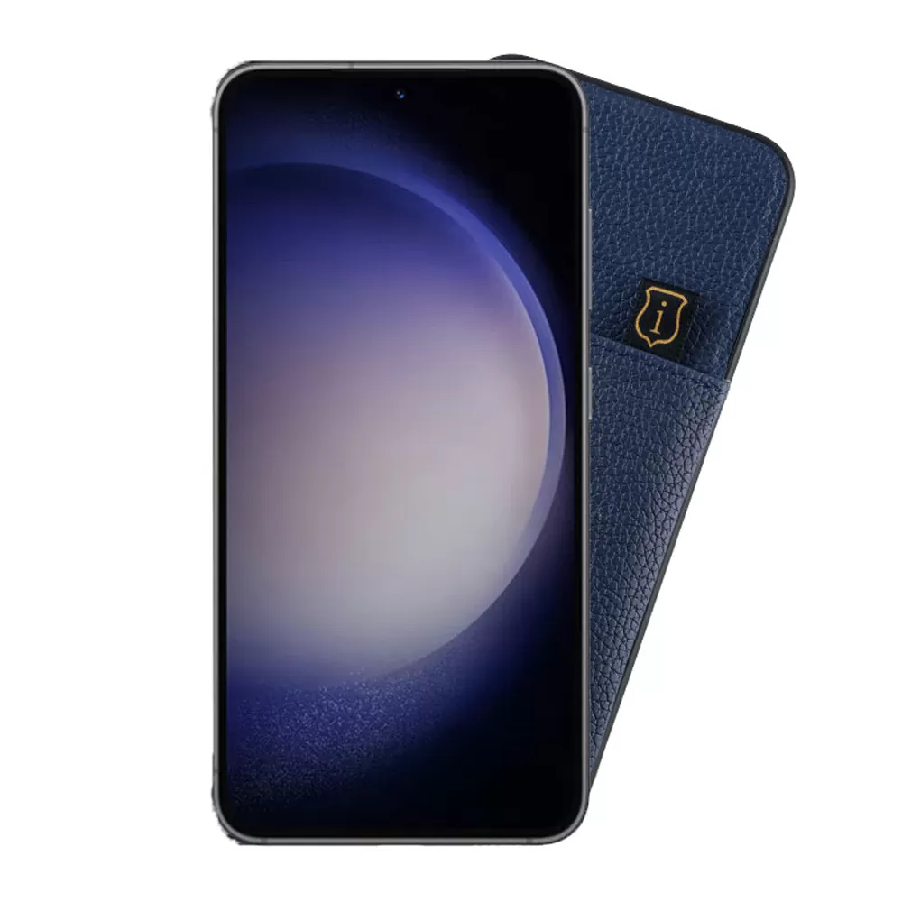 IDOL 1991 ΘΗΚΗ SAMSUNG S23 5G S911 6.1" ANTI-RFID LEATHER SMART WALLET CAMERA GUARD BLUE - Image 5