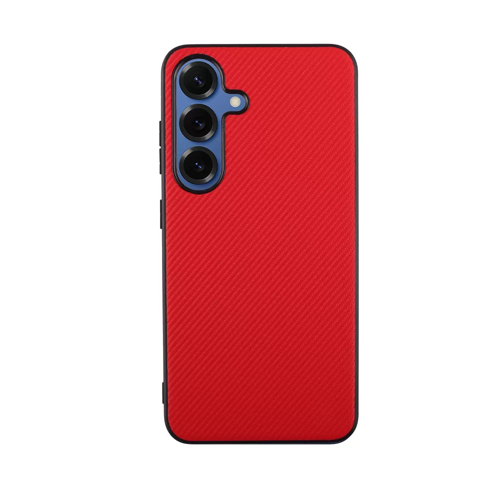 VOLTE-TEL ΘΗΚΗ SAMSUNG S25 5G S931 6.2" CARBON LIFT CAMERA GUARD RED - Image 6