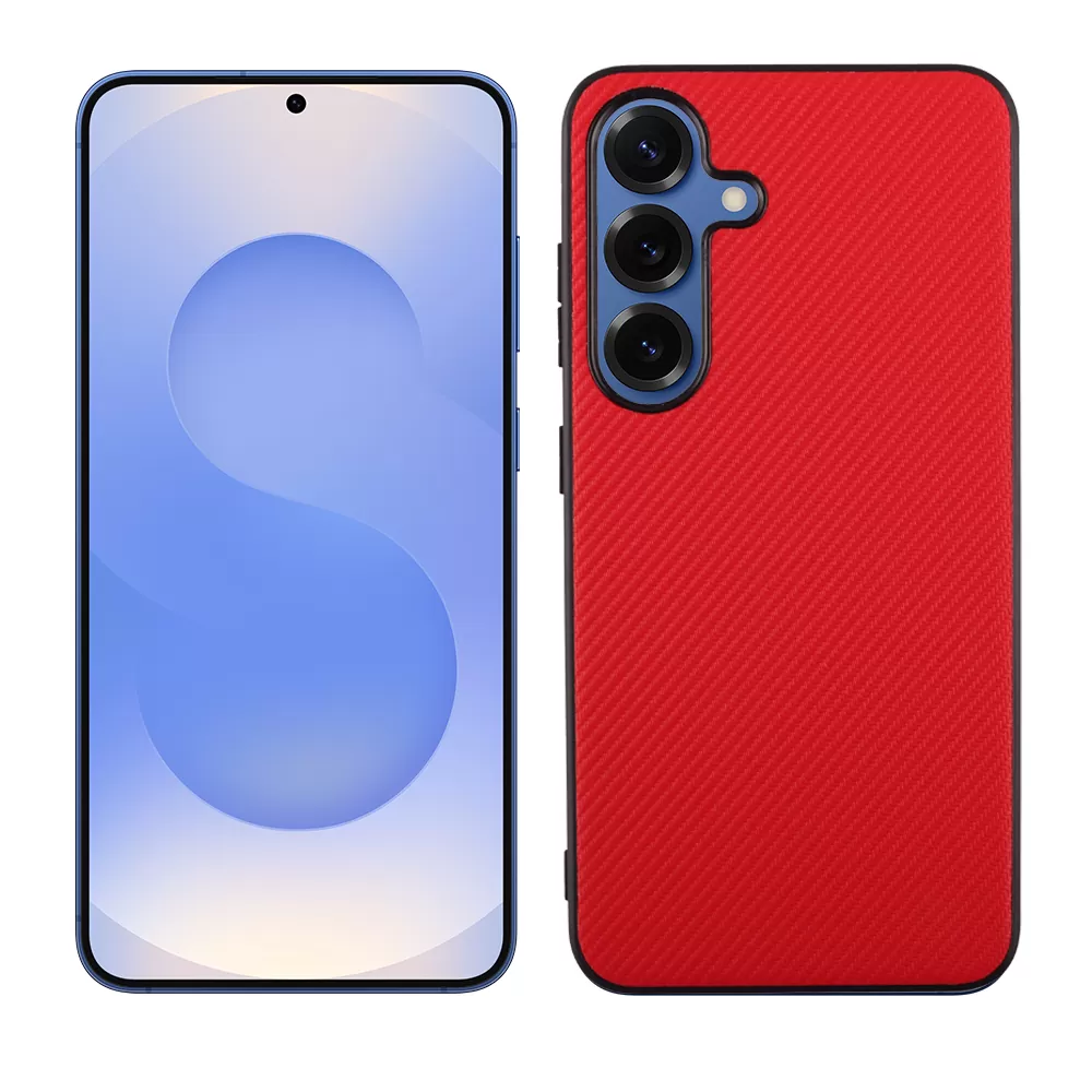 VOLTE-TEL ΘΗΚΗ SAMSUNG S25 5G S931 6.2" CARBON LIFT CAMERA GUARD RED - Image 5