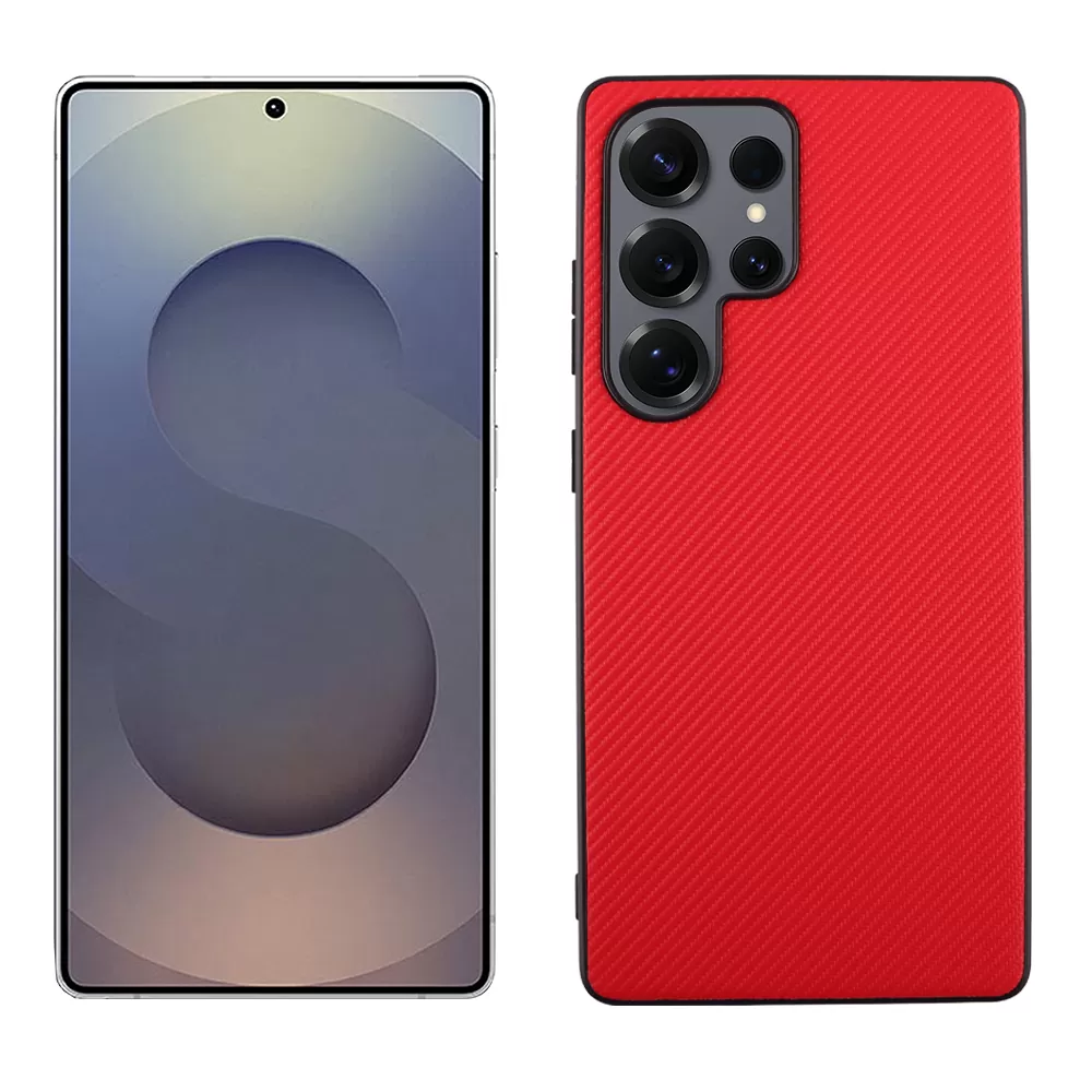 VOLTE-TEL ΘΗΚΗ SAMSUNG S25 ULTRA 5G S928 6.9" CARBON LIFT FULL CAMERA PROTECTION RED - Image 5