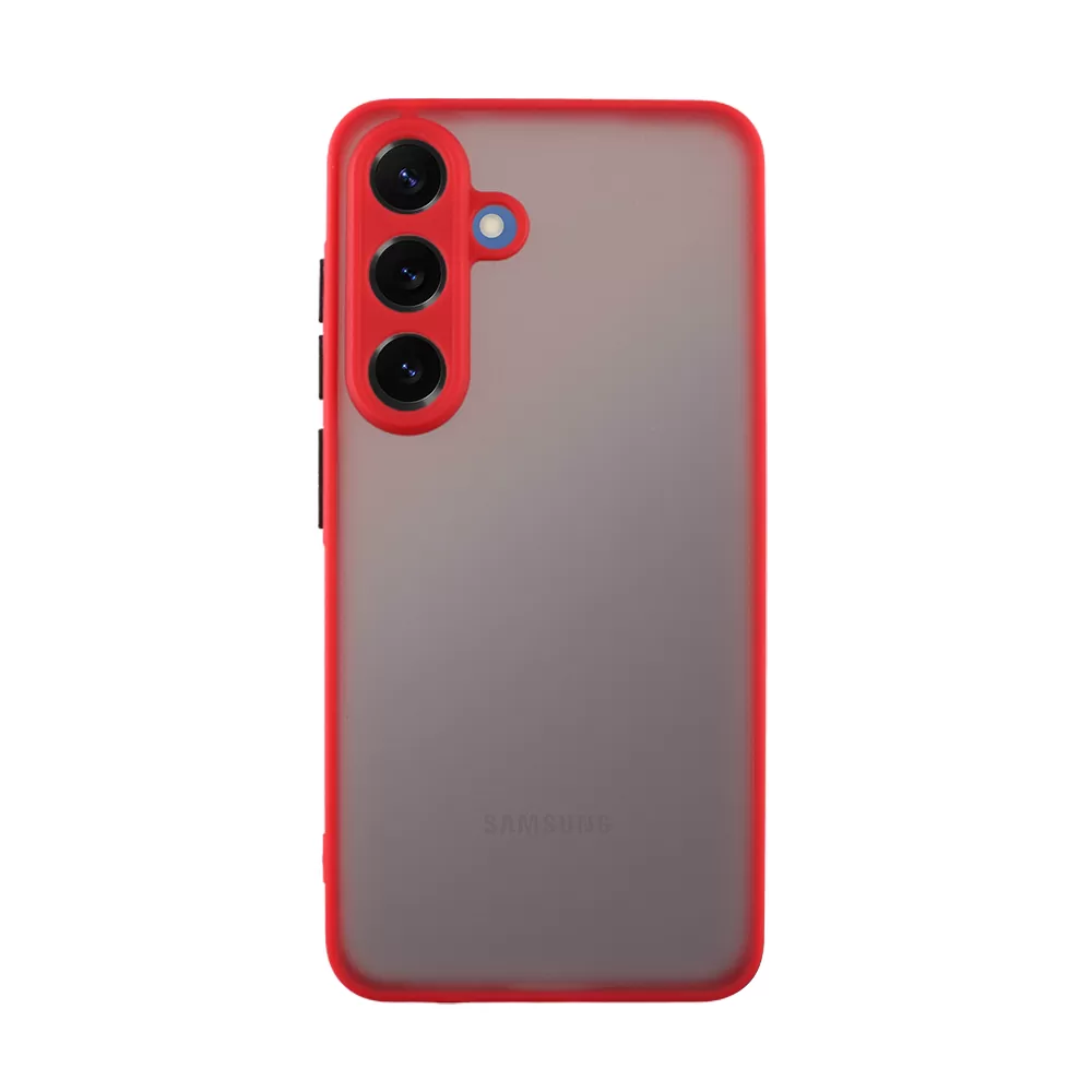 LIME ΘΗΚΗ SAMSUNG S25 5G S931 6.2" HARDSHELL FUSION FULL CAMERA PROTECTION RED WITH BLACK KEYS - Image 6