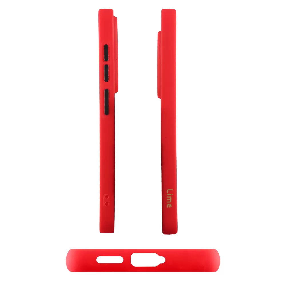 LIME ΘΗΚΗ SAMSUNG S25 5G S931 6.2" HARDSHELL FUSION FULL CAMERA PROTECTION RED WITH BLACK KEYS - Image 5