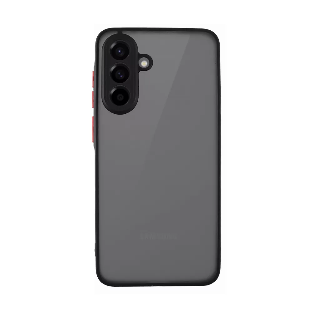 LIME ΘΗΚΗ SAMSUNG A56 5G A566 6.7" HARDSHELL FUSION FULL CAMERA PROTECTION BLACK WITH RED KEYS - Image 6