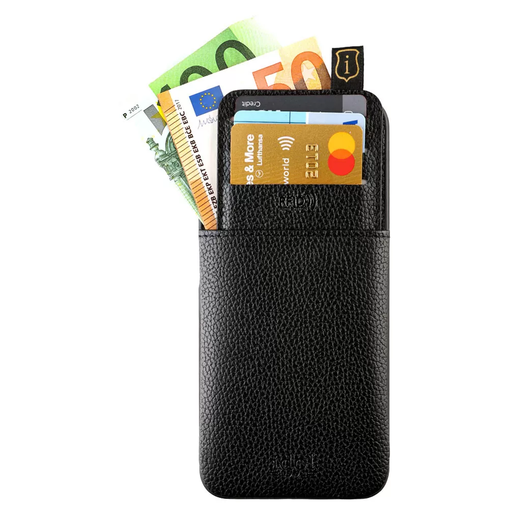 IDOL 1991 ΘΗΚΗ SAMSUNG S25 PLUS 5G S936 6.7" ANTI-RFID LEATHER SMART WALLET CAMERA GUARD BLACK - Image 6