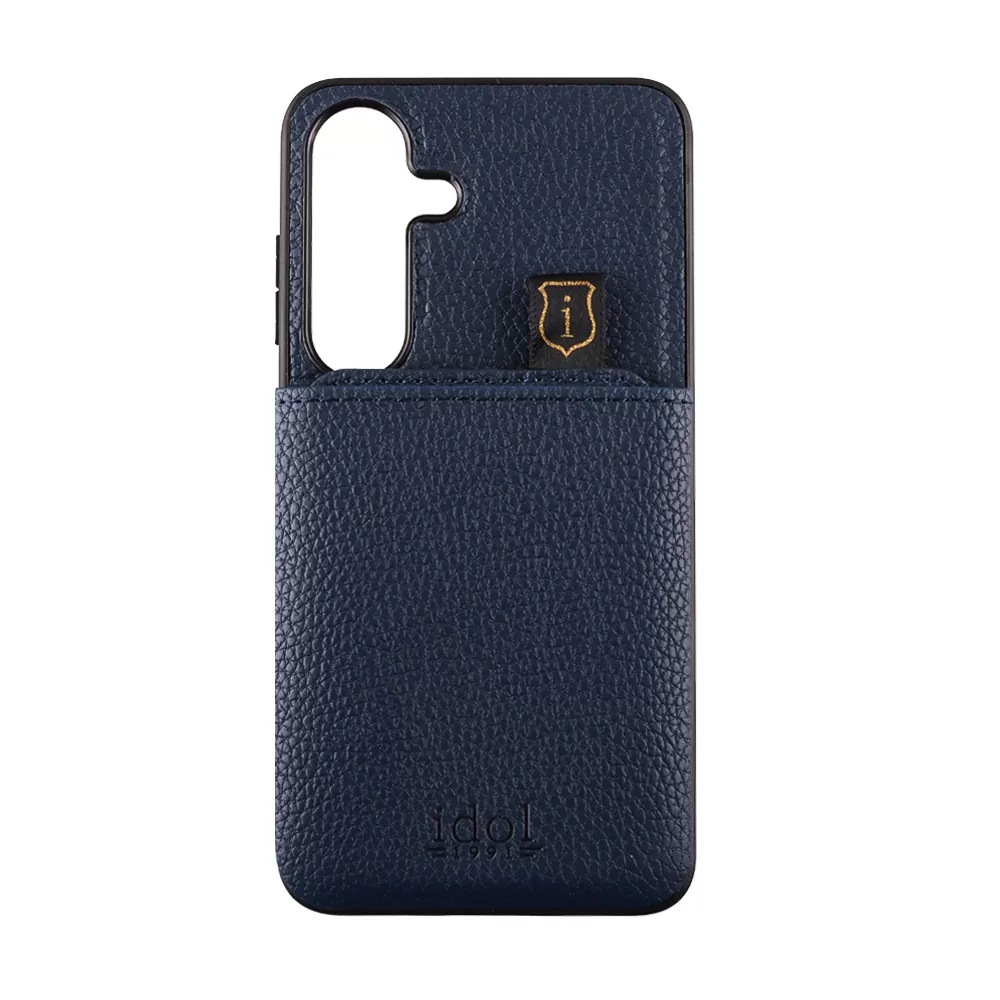 IDOL 1991 ΘΗΚΗ SAMSUNG S25 PLUS 5G S936 6.7" ANTI-RFID LEATHER SMART WALLET CAMERA GUARD BLUE - Image 7