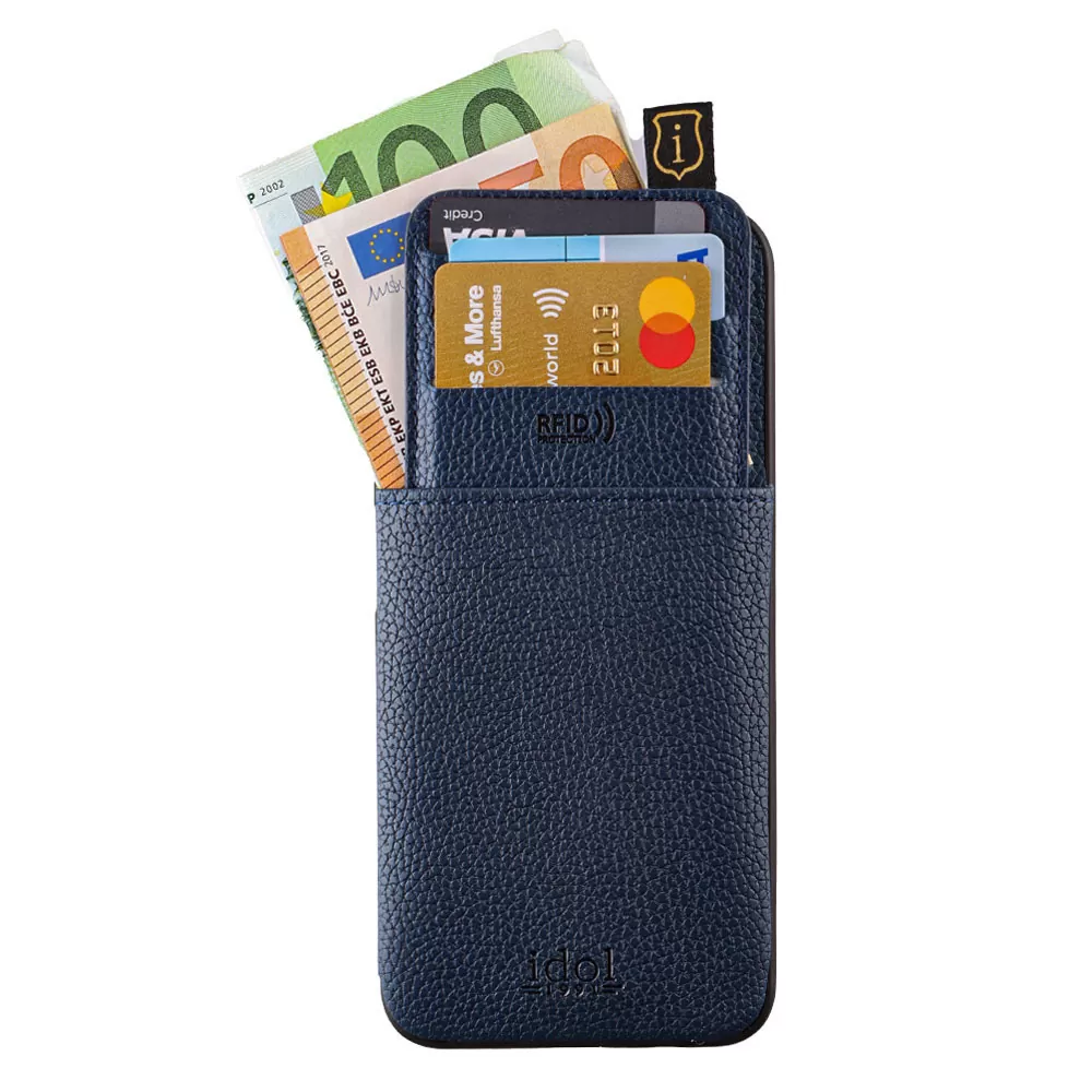 IDOL 1991 ΘΗΚΗ SAMSUNG S25 PLUS 5G S936 6.7" ANTI-RFID LEATHER SMART WALLET CAMERA GUARD BLUE - Image 6