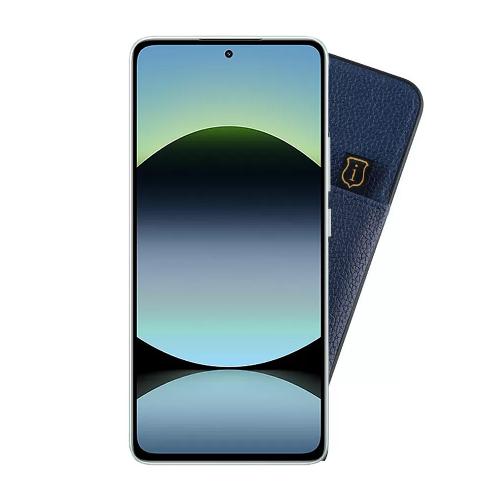 IDOL 1991 ΘΗΚΗ XIAOMI REDMI NOTE 14 5G 6.67" ANTI-RFID LEATHER SMART WALLET CAMERA GUARD BLUE - Image 5