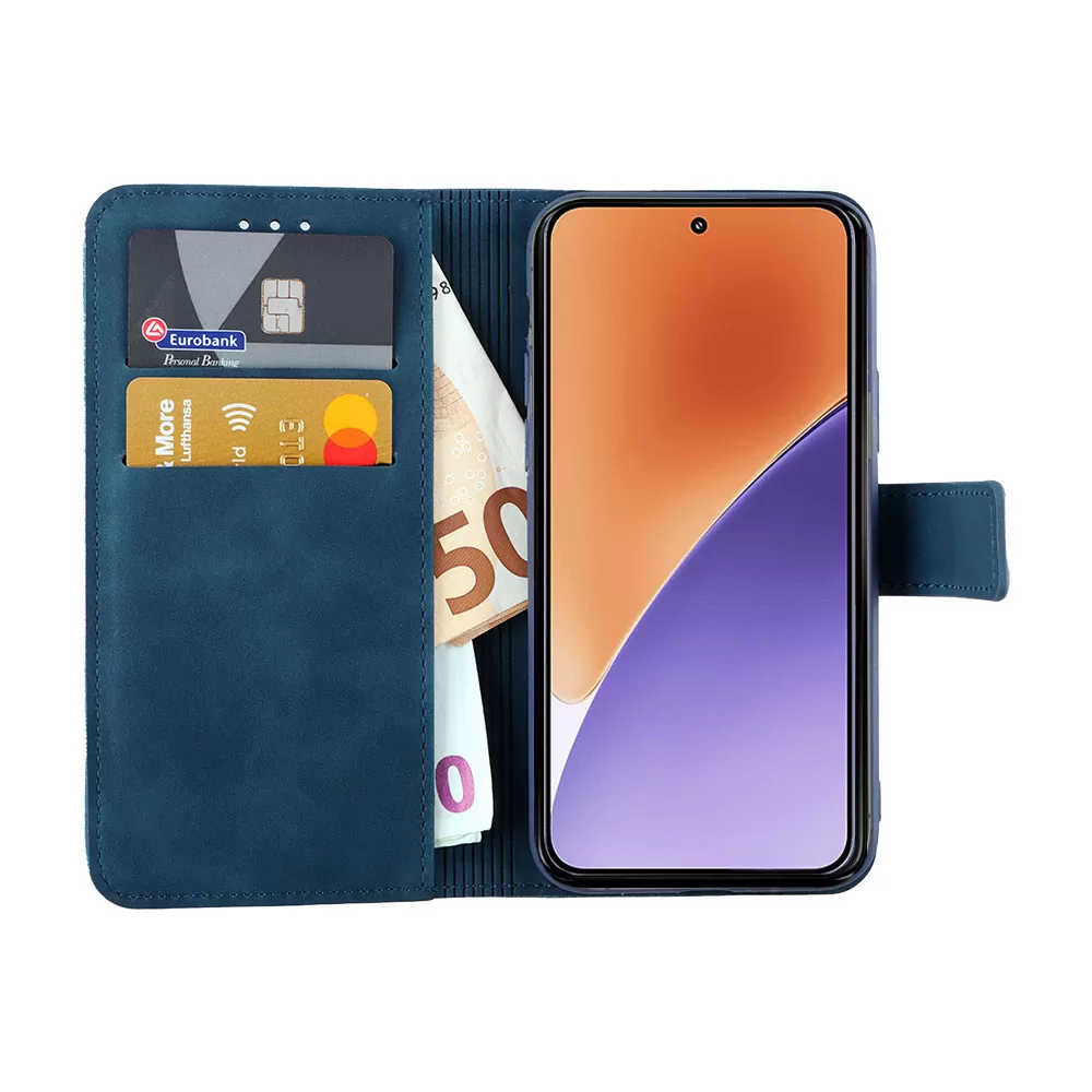 LIME ΘΗΚΗ XIAOMI 15 5G 6.36" ESSENTIAL MAGNET BOOK STAND CLIP DARK BLUE - Image 5