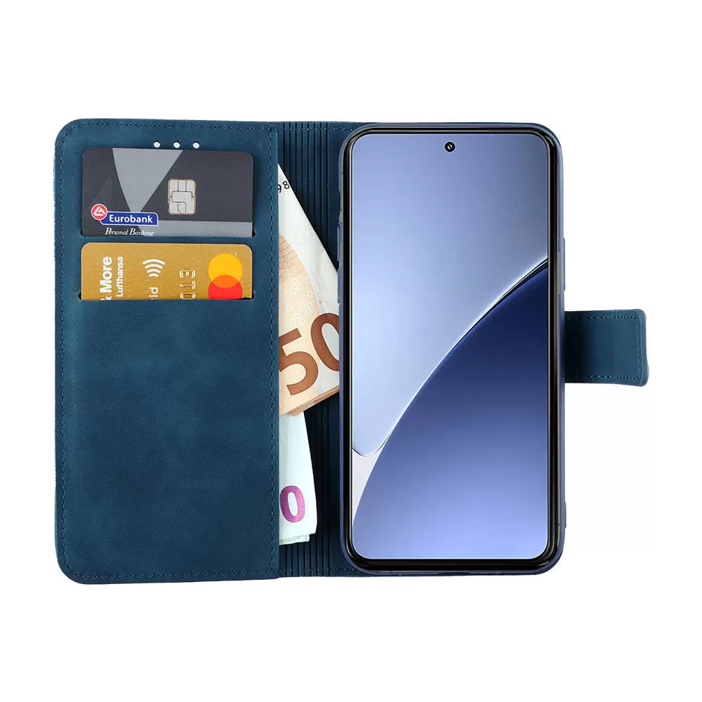 LIME ΘΗΚΗ XIAOMI 15 PRO 5G 6.73" ESSENTIAL MAGNET BOOK STAND CLIP DARK BLUE - Image 5