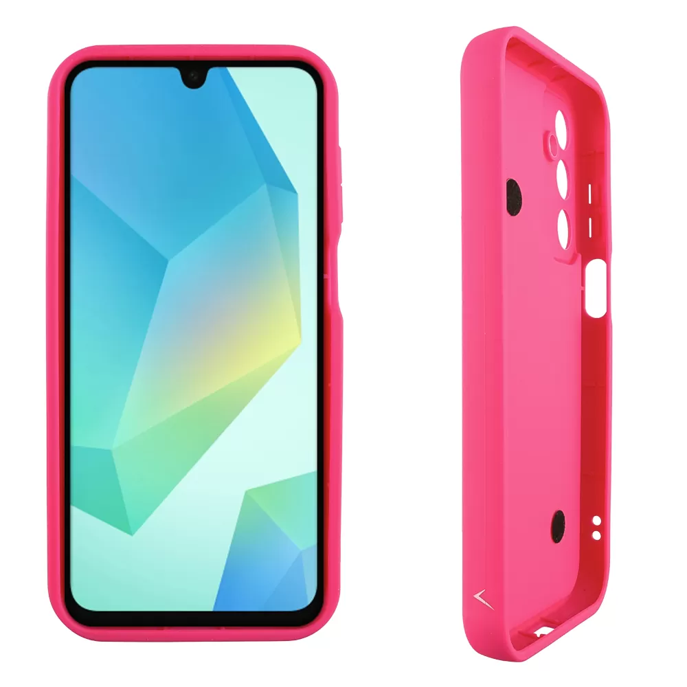 VOLTE-TEL ΘΗΚΗ SAMSUNG A16 4G A165/A16 5G A166 6.7" SILICON TPU WITH STRAP FULL CAMERA PROTECTION PINK WITH PINK HEARTS - Image 4