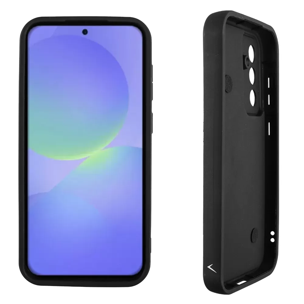 VOLTE-TEL ΘΗΚΗ SAMSUNG A36 5G A366 6.7" SILICON TPU WITH STRAP FULL CAMERA PROTECTION BLACK WITH BLACK HEARTS - Image 4
