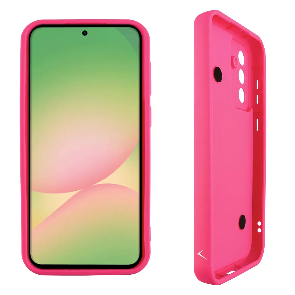 VOLTE-TEL ΘΗΚΗ SAMSUNG A56 5G A566 6.7" SILICON TPU WITH STRAP FULL CAMERA PROTECTION PINK WITH PINK HEARTS - Image 4
