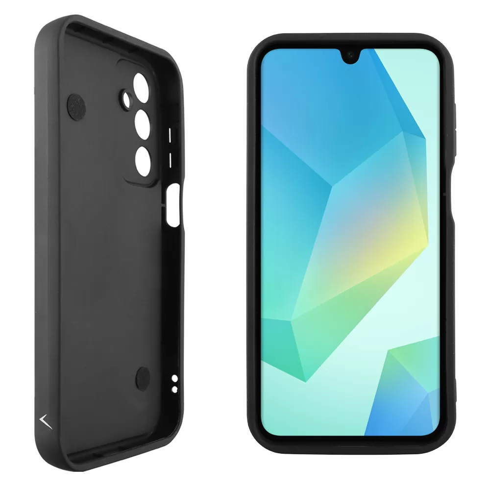 VOLTE-TEL ΘΗΚΗ SAMSUNG A16 4G A165/A16 5G A166 6.7" SILICON TPU WITH STRAP FULL CAMERA PROTECTION BLACK WITH BLACK BUTTERFLIES - Image 4