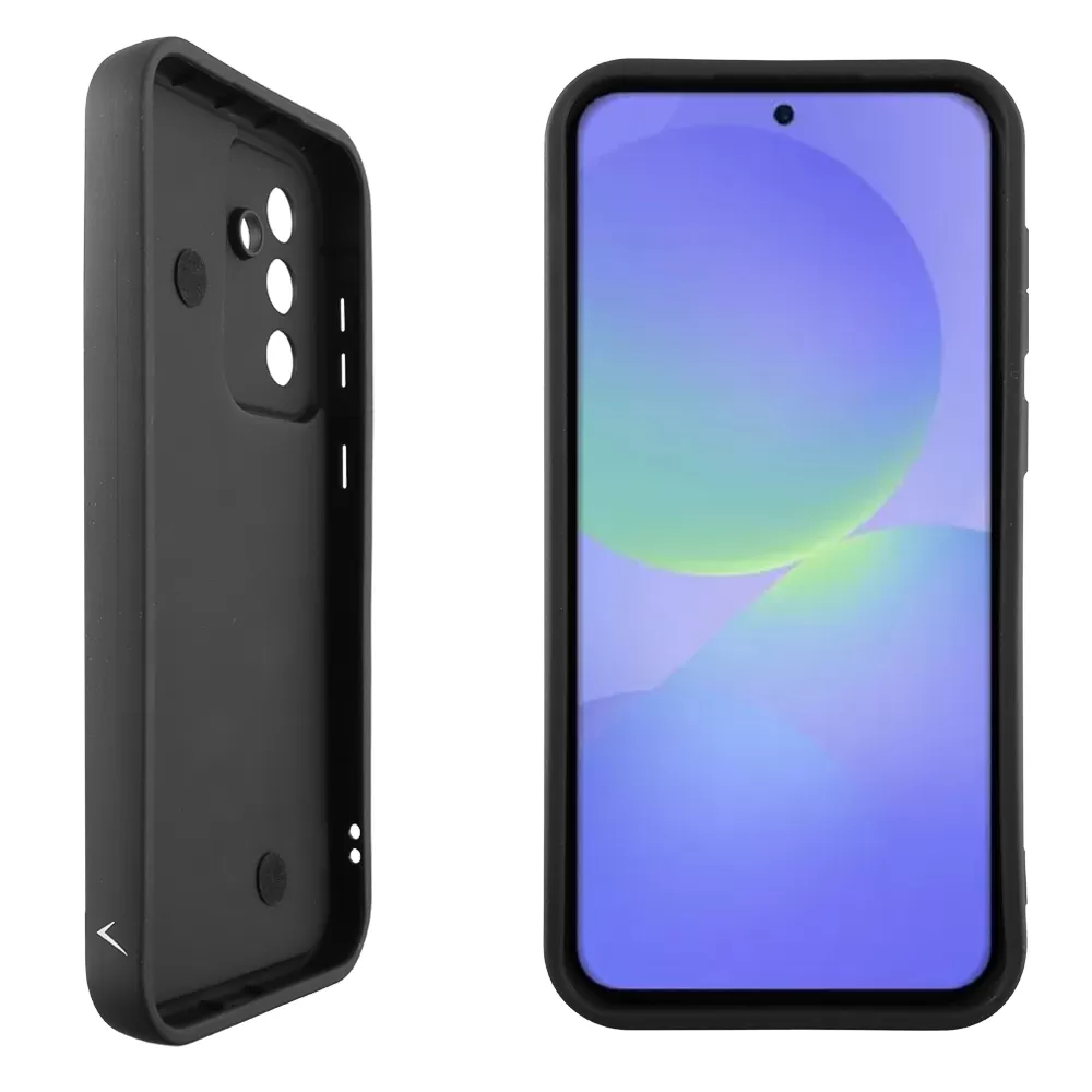 VOLTE-TEL ΘΗΚΗ SAMSUNG A36 5G A366 6.7" SILICON TPU WITH STRAP FULL CAMERA PROTECTION BLACK WITH BLACK BUTTERFLIES - Image 4