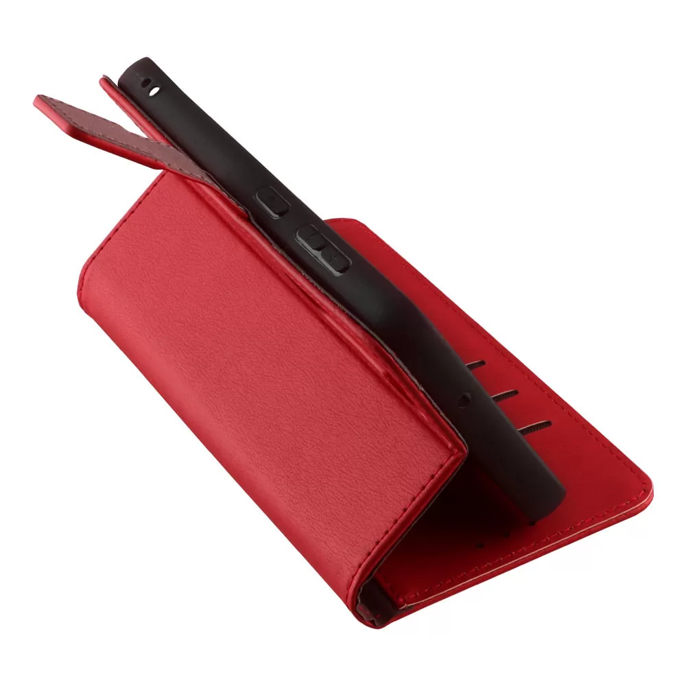 VOLTE-TEL ΘΗΚΗ XIAOMI REDMI NOTE 14 5G 6.67" ALLURE MAGNET BOOK STAND CLIP RED - Image 5