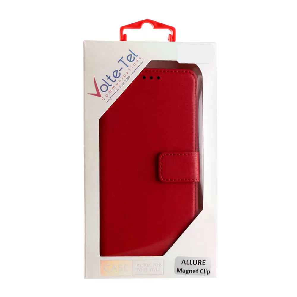 VOLTE-TEL ΘΗΚΗ XIAOMI REDMI NOTE 14 5G 6.67" ALLURE MAGNET BOOK STAND CLIP RED - Image 2