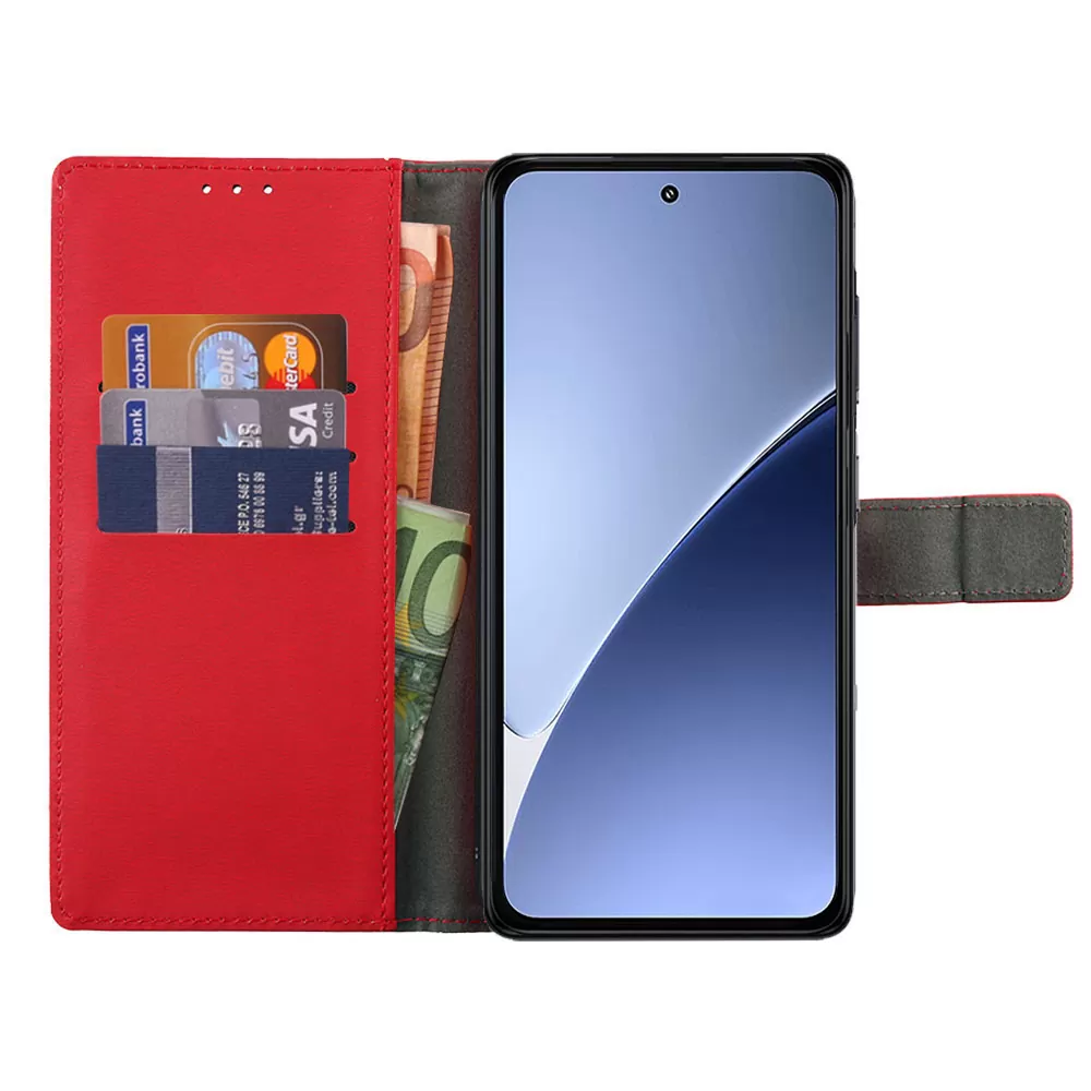 VOLTE-TEL ΘΗΚΗ XIAOMI 15 PRO 5G 6.73" ALLURE MAGNET BOOK STAND CLIP RED - Image 6