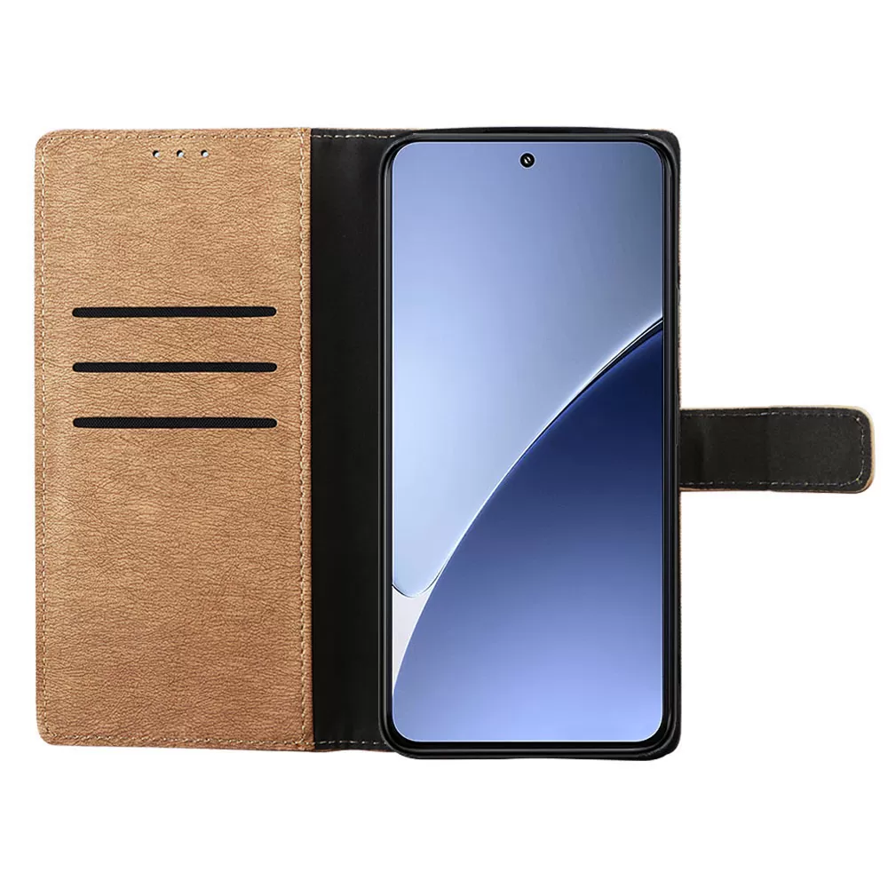 VOLTE-TEL ΘΗΚΗ XIAOMI 15 PRO 5G 6.73" ALLURE MAGNET BOOK STAND CLIP GOLD - Image 6