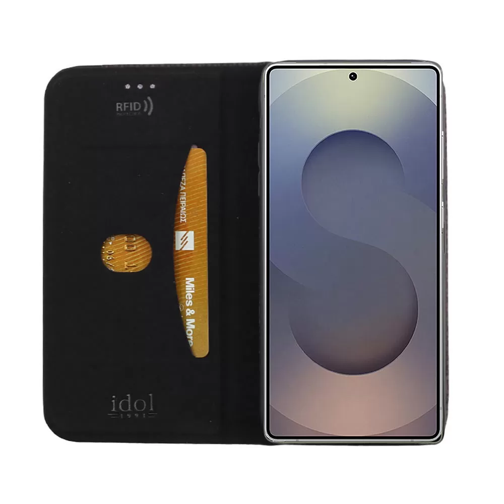 IDOL 1991 ΘΗΚΗ SAMSUNG S25 ULTRA 5G S938 6.9" ELITE ANTI-RFID BOOK STAND BLACK - Image 7