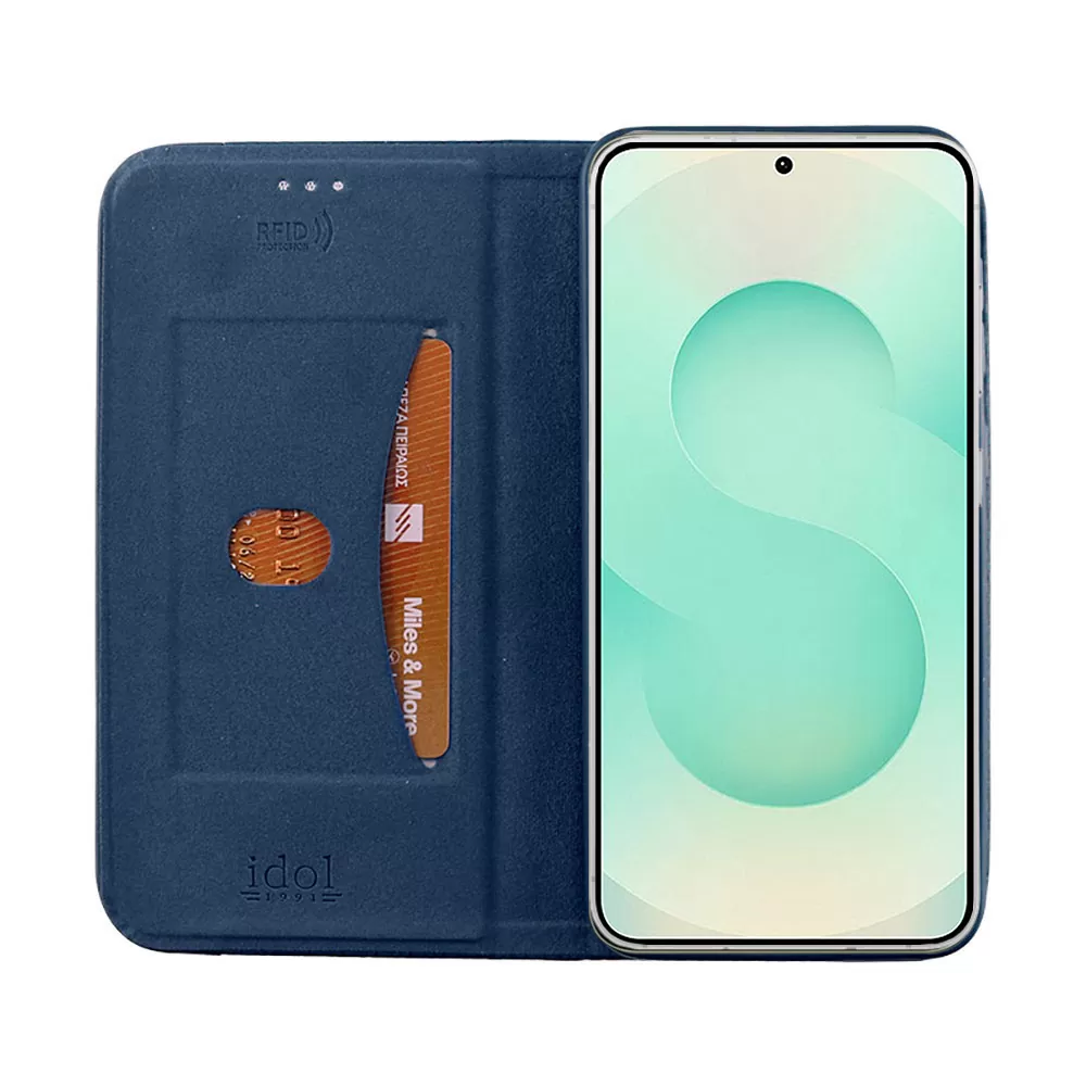 IDOL 1991 ΘΗΚΗ SAMSUNG S25 PLUS 5G S936 6.7" ELITE ANTI-RFID BOOK STAND BLUE - Image 7