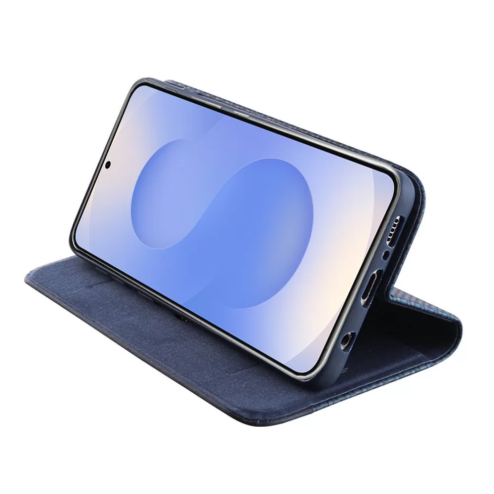 IDOL 1991 ΘΗΚΗ SAMSUNG S25 5G S931 6.2" ELITE ANTI-RFID BOOK STAND BLUE - Image 4