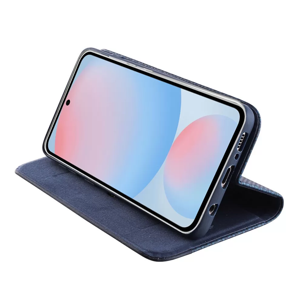 IDOL 1991 ΘΗΚΗ SAMSUNG A56 5G A566 6.7" ELITE ANTI-RFID BOOK STAND BLUE - Image 4